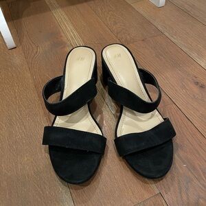 H&M Elegant Black Sandals for Women